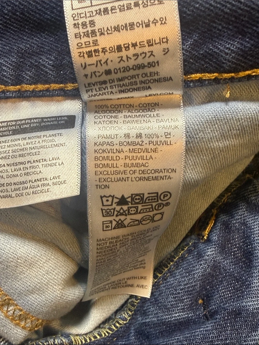 Levi’s 550 Relaxed Fit Jeans 38x32 Blue Denim Classic Y2K Dad Jeans